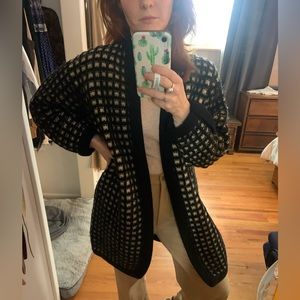 Vintage 50s Designer wool cardigan/coat size 14 (xs-s)